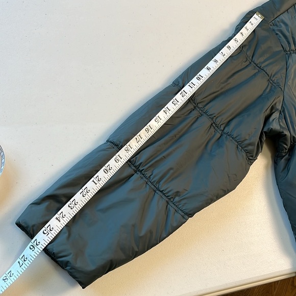 Torrid Lightweight Nylon Hooded Puffer Jacket Green Size 3 - Picture 14 of 17